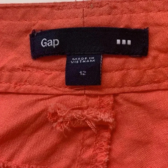 Gap salmon pink, linen/cotton shorts, lightweight, four  pockets - Picture 4 of 5